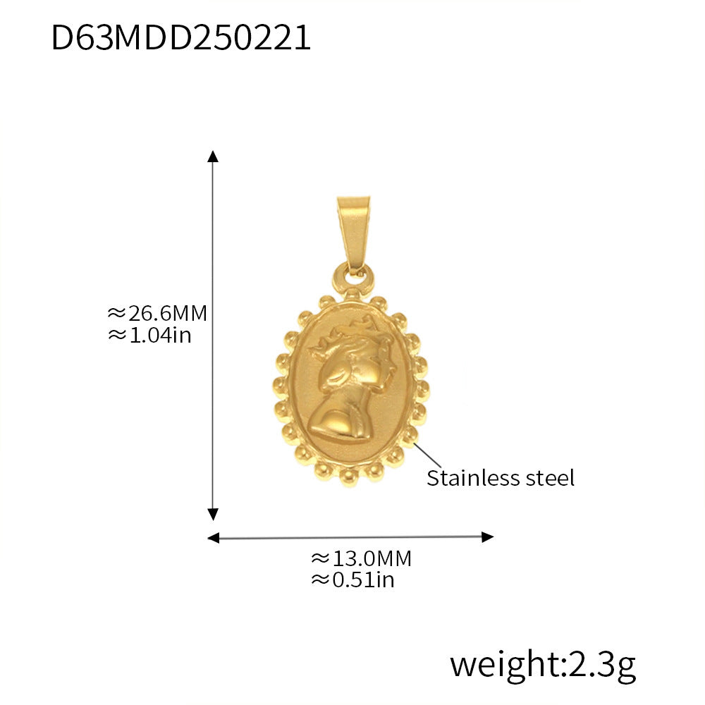99 Fashion DIY Pendant Accessories Collection Internet celebrity Stainless Steel 18K Real Gold Necklace Jewelry Wholesale