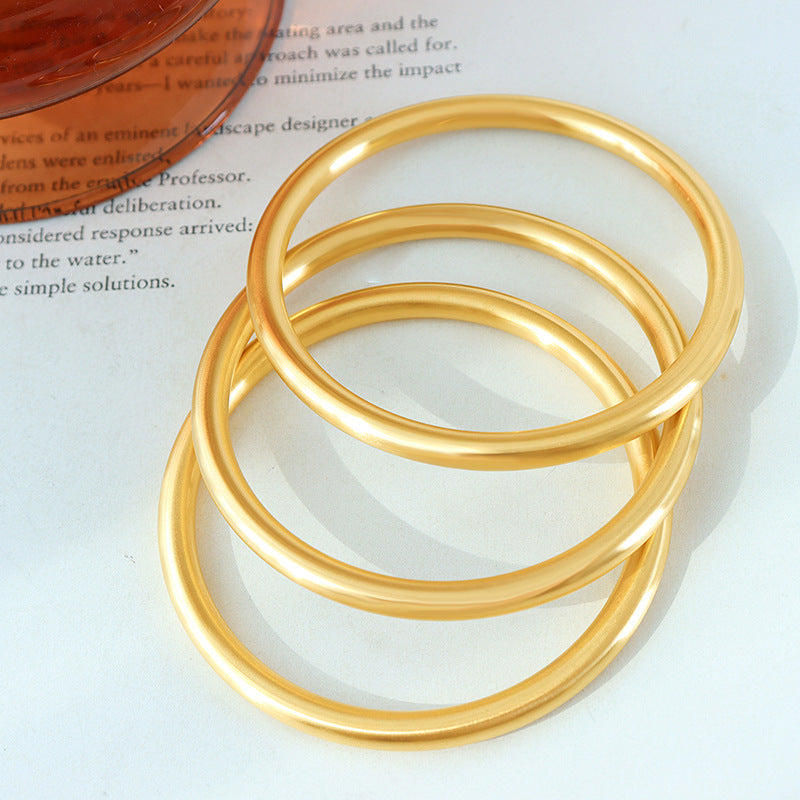 Ingenuity Inheritance Guochao Bracelet Women's Wedding Jewelry Gift 18K Gold Bracelet Titanium Steel Gold Plated Bracelet 99