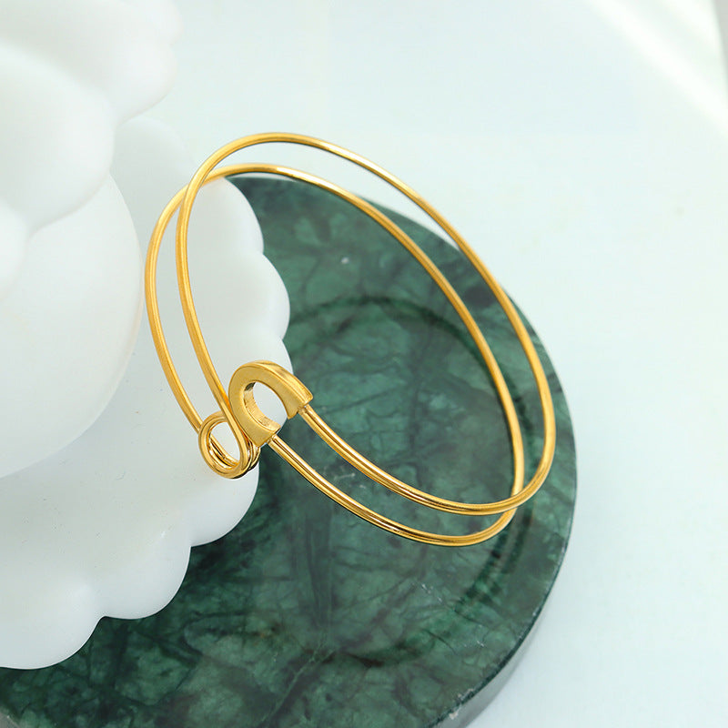Autumn and winter pin opening adjustable bracelet bracelet ring women's ring jewelry set Z206-A12699