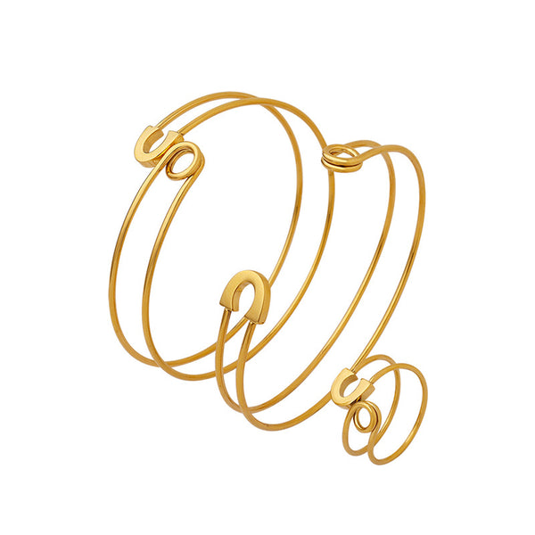 Autumn and winter pin opening adjustable bracelet bracelet ring women's ring jewelry set Z206-A12699