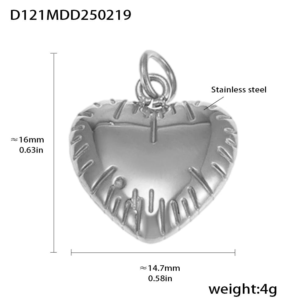 Fashion OL style personalized stainless steel pendant plated with 18k real gold cross-border exclusive for wholesale by popular manufacturers