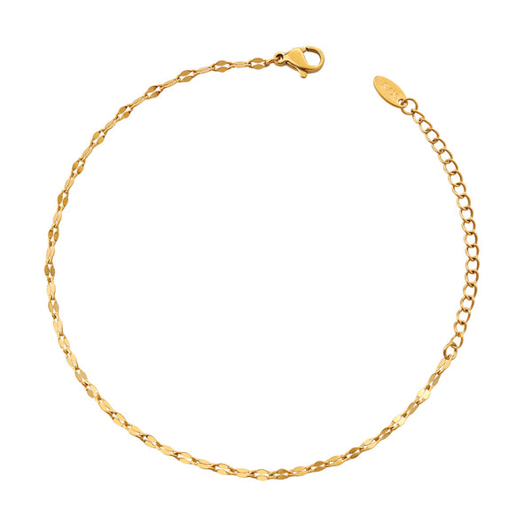 Trendy niche design, simple and fashionable, widened lips, sexy bracelet, titanium steel material, gold-plated non-fading E101