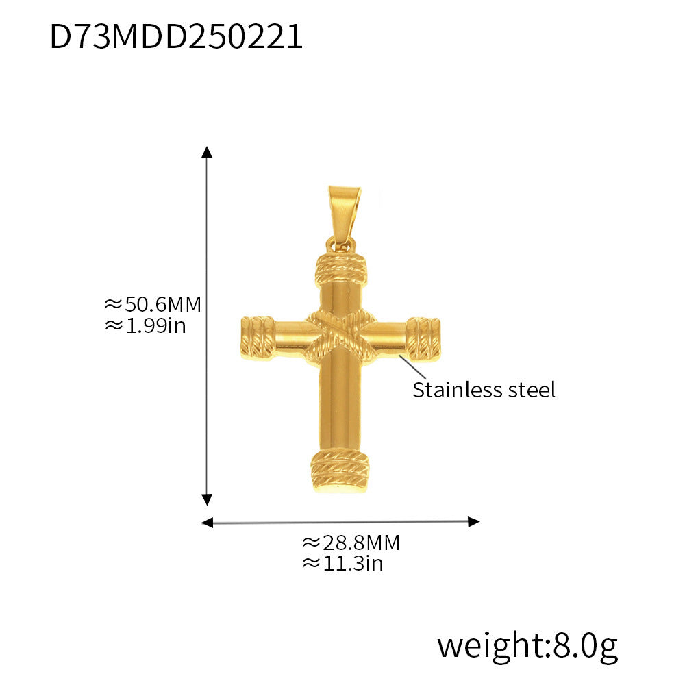 99 Fashion DIY Pendant Accessories Collection Internet celebrity Stainless Steel 18K Real Gold Necklace Jewelry Wholesale