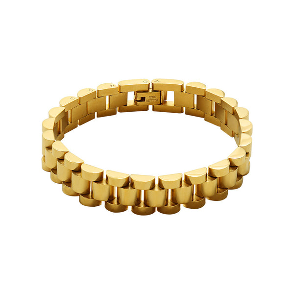 Labor Plus Combination Heavy Industry Textured Bracelet Repurchase Bracelet Jewelry Cuban Chain Bracelet Women's E22