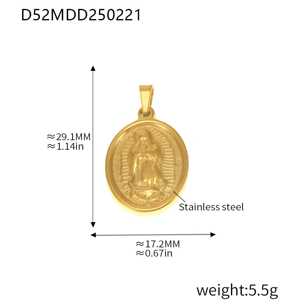 99 Fashion DIY Pendant Accessories Collection Internet celebrity Stainless Steel 18K Real Gold Necklace Jewelry Wholesale