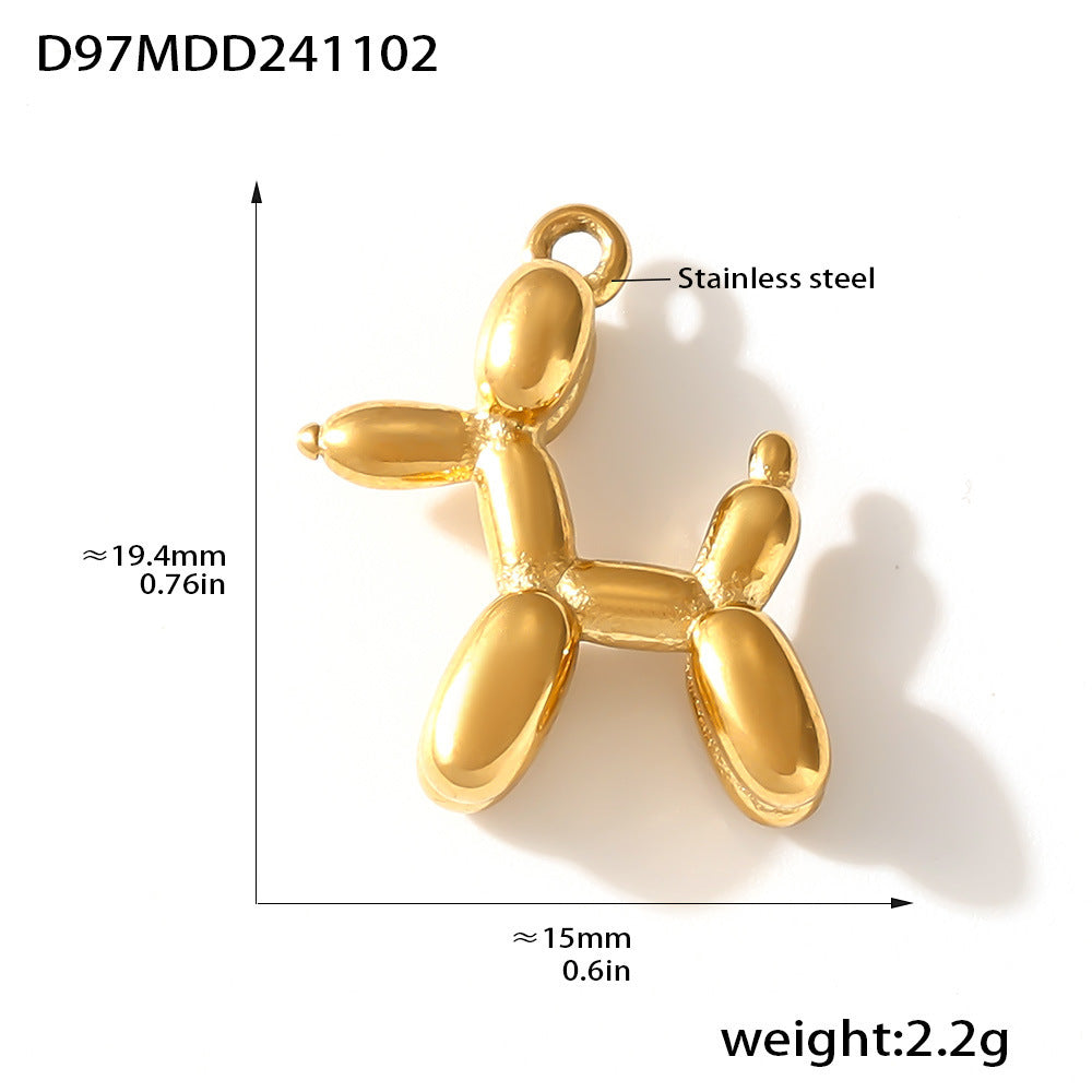 Fashion Trend DIY Jewelry Pendant Accessories Natural Geometric Elements Furnace Vacuum Electroplating 18K Real Gold