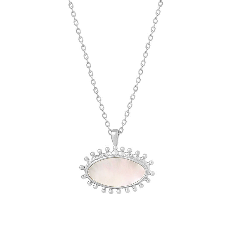 Cold wind niche geometric jewelry chain simple versatile titanium steel gold-plated jewelry set female 99