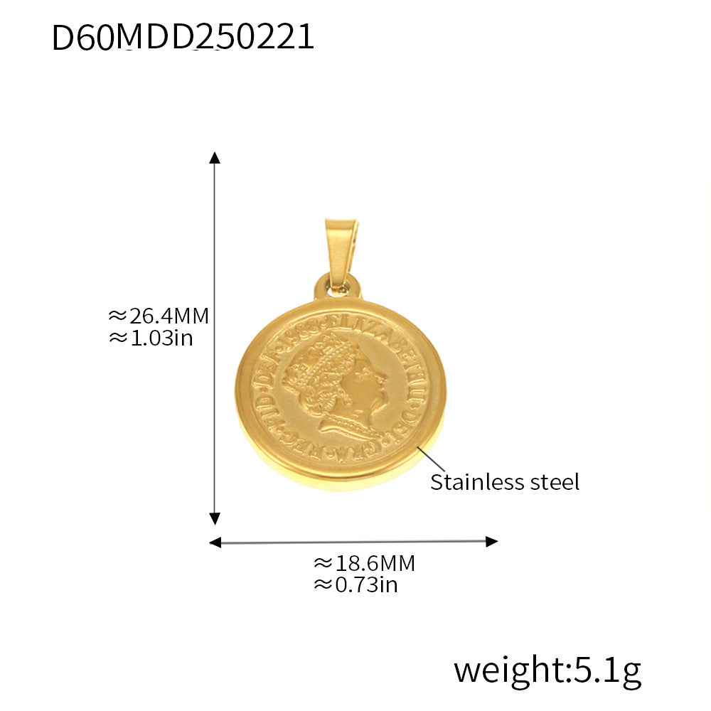 99 Fashion DIY Pendant Accessories Collection Internet celebrity Stainless Steel 18K Real Gold Necklace Jewelry Wholesale