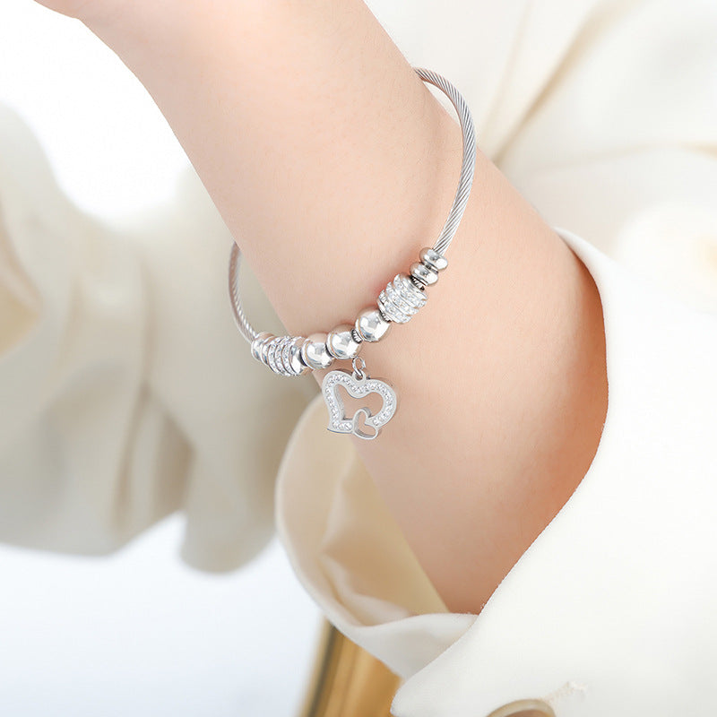 Personality a variety of pendant shapes optional bracelet light luxury style does not fade retro temperament pendant bracelet wholesale 99