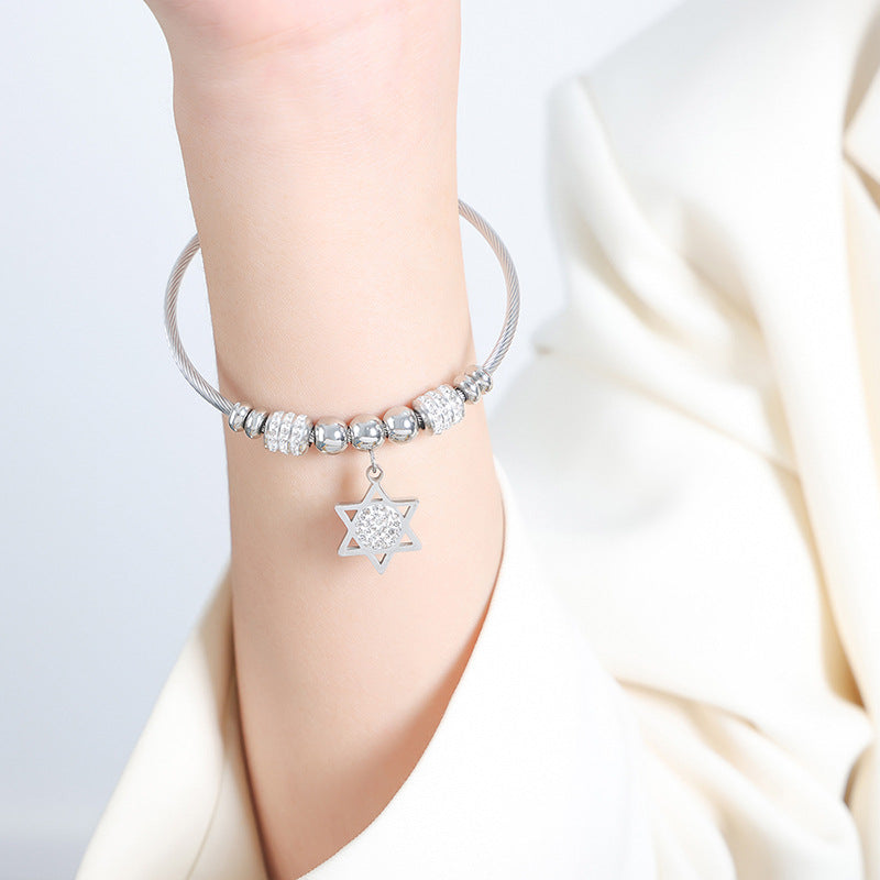 Personality a variety of pendant shapes optional bracelet light luxury style does not fade retro temperament pendant bracelet wholesale 99