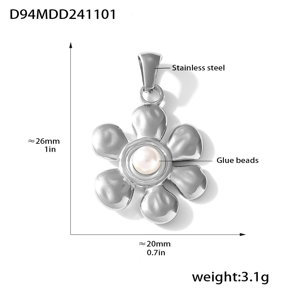 Fashion Trend DIY Jewelry Pendant Accessories Natural Geometric Elements Furnace Vacuum Electroplating 18K Real Gold