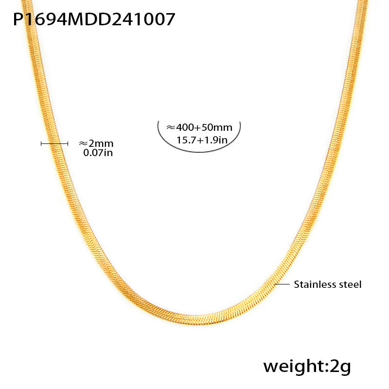 Accessories, love zircon collarbone necklace light luxury dress design stainless steel necklace wholesale