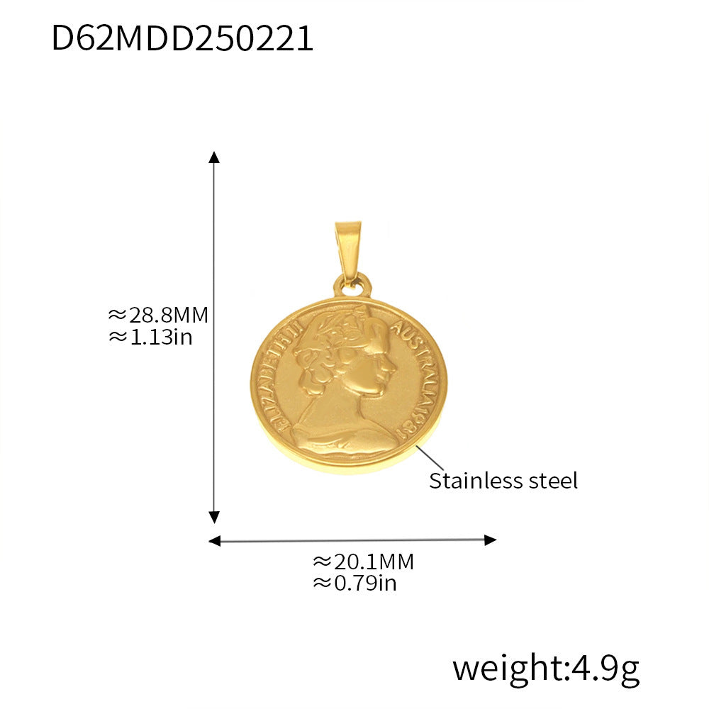 99 Fashion DIY Pendant Accessories Collection Internet celebrity Stainless Steel 18K Real Gold Necklace Jewelry Wholesale