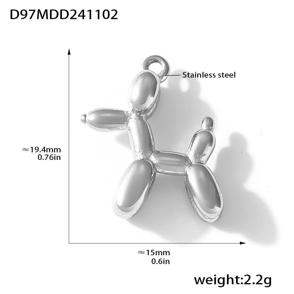 Fashion Trend DIY Jewelry Pendant Accessories Natural Geometric Elements Furnace Vacuum Electroplating 18K Real Gold