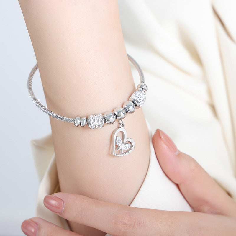 Personality a variety of pendant shapes optional bracelet light luxury style does not fade retro temperament pendant bracelet wholesale 99