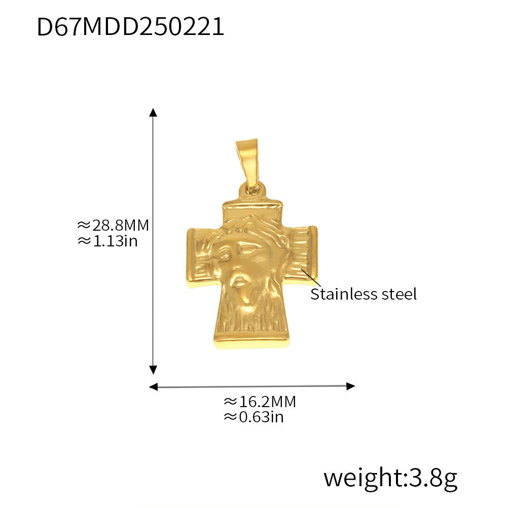 99 Fashion DIY Pendant Accessories Collection Internet celebrity Stainless Steel 18K Real Gold Necklace Jewelry Wholesale