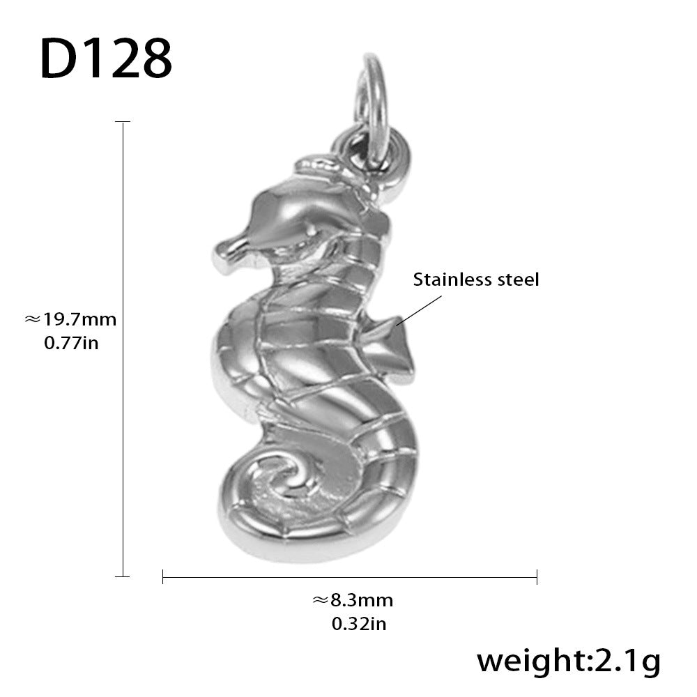 Fashion OL style personalized stainless steel pendant plated with 18k real gold cross-border exclusive for wholesale by popular manufacturers